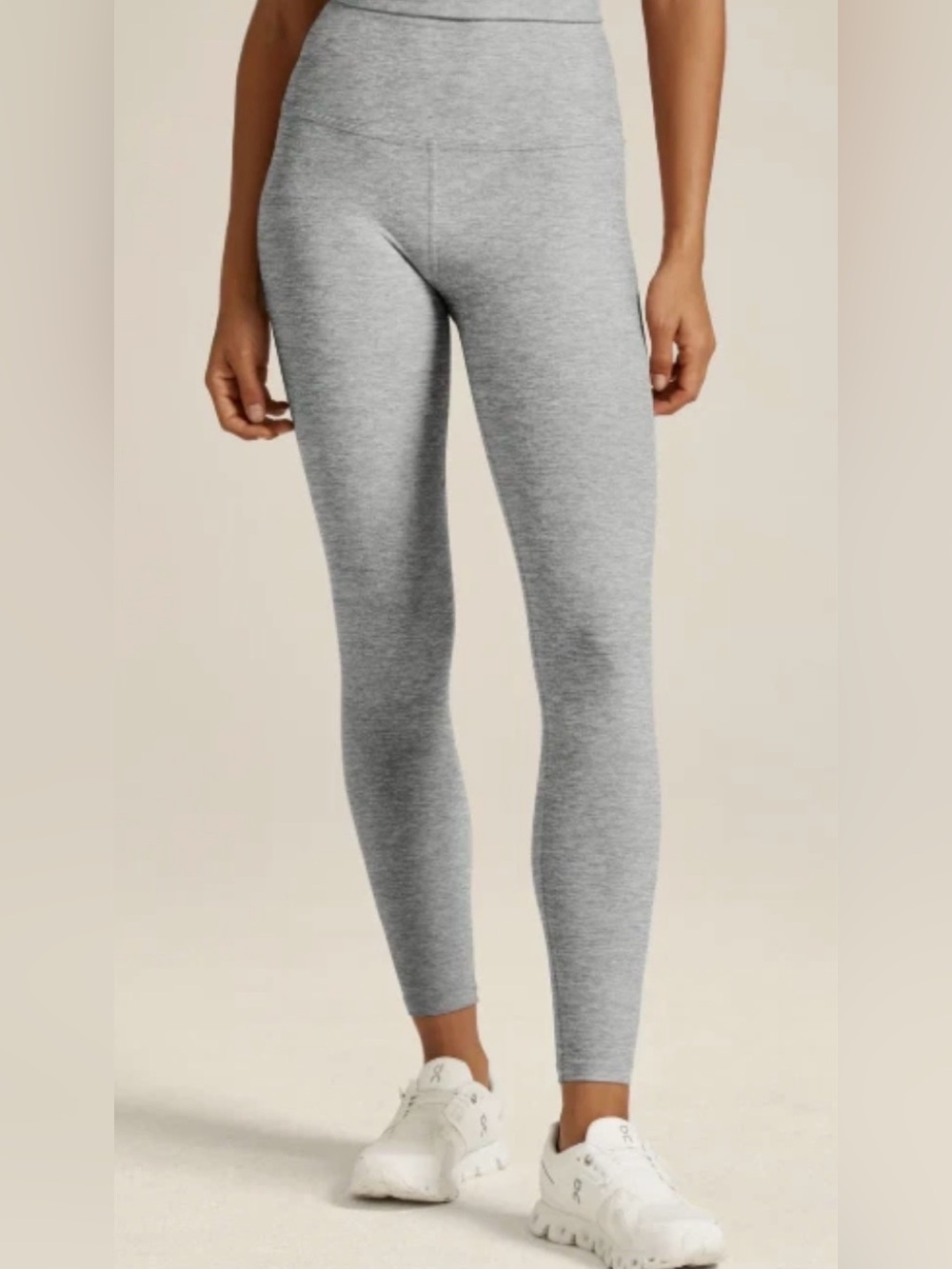 BEYOND YOGA Spacedye High Waisted Leggings - Silver Mist - XS
